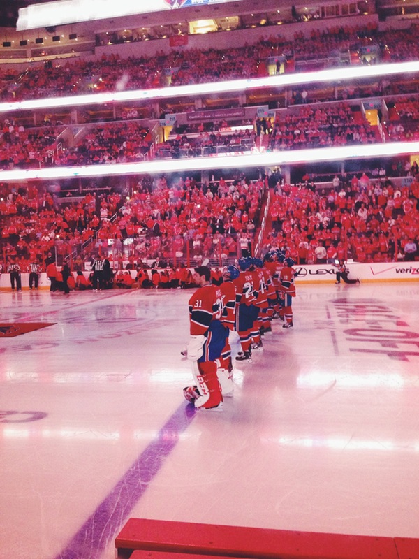 montreal canadiens at the washington capitals