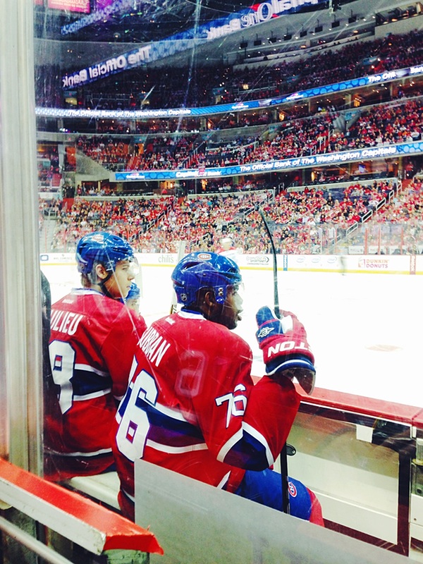 montreal canadiens at the washington capitals