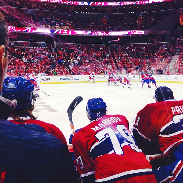 montreal canadiens at the washington capitals