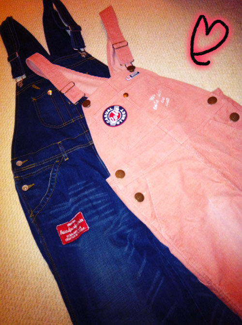 Cocolulu and Buzz Spunky Overalls