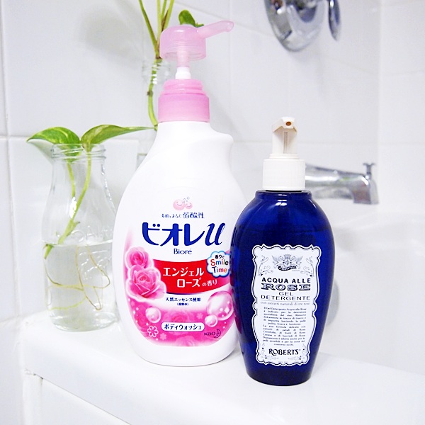 rose body wash and face wash
