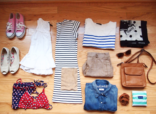 everything I packed