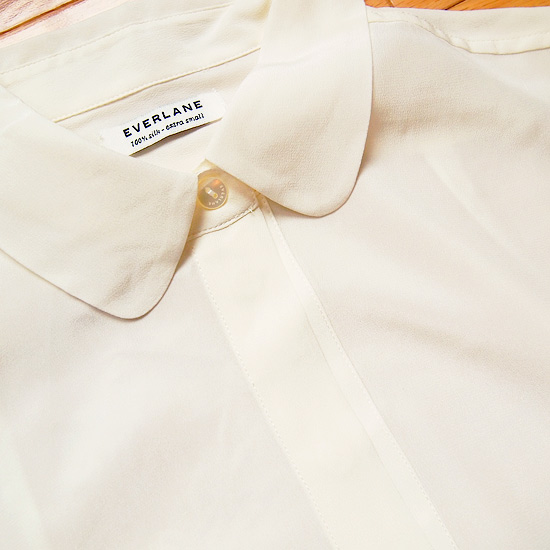 Everlane Silk Blouse in White