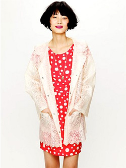 Free People Lace Rain Coat
