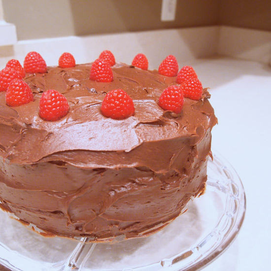 the cake I baked from scratch today