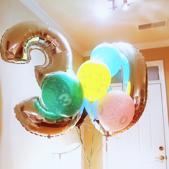 balloons Mike brought home