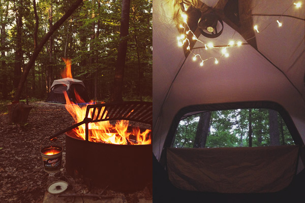 scenes from camping