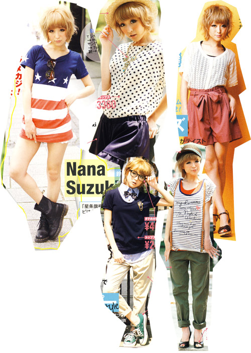 snaps of her in the issue