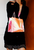 @ home trying it on. Tralala bag!!