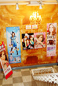 the hall of one arcade advertising new machines