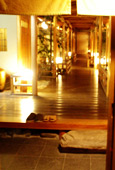 main room hall at night