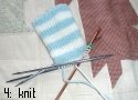 knit.  I knitted and watched 101 reasons why the 90's ruled.... yea, I remember when...