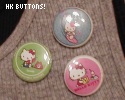 I love wearing these little kitty buttons.