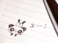 I can DRAW! panda, sorta.., hahaha