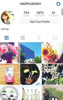 instagram profile