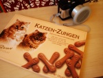cat tongues chocolate! cuuute box and good chocolate too!