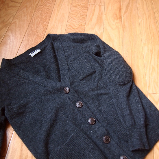 madewell gray cardigan