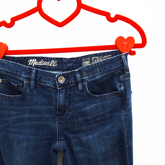 madewell rail straight denim
