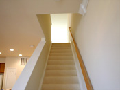 going upstairs