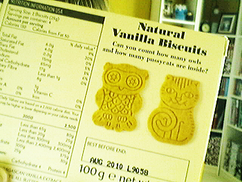Cat & Owl cookies!