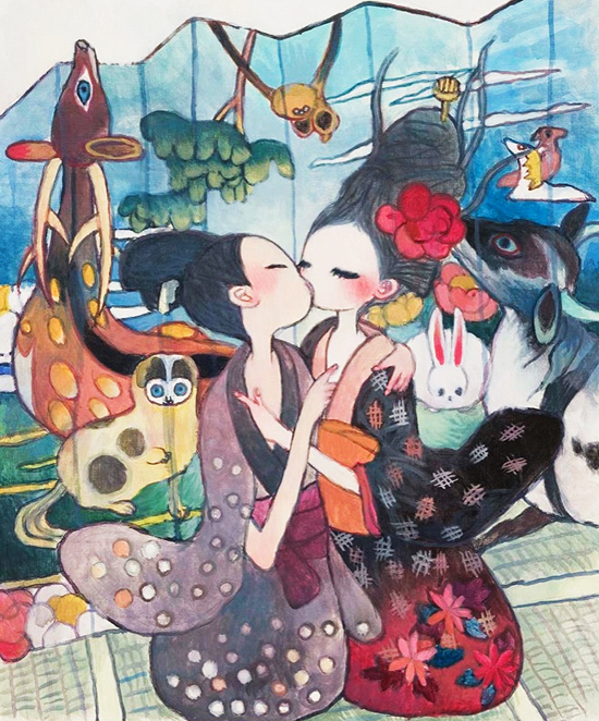 Japanese artist Aya Takano