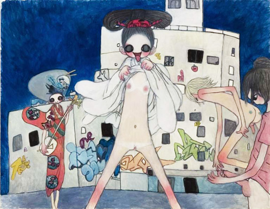 Japanese artist Aya Takano