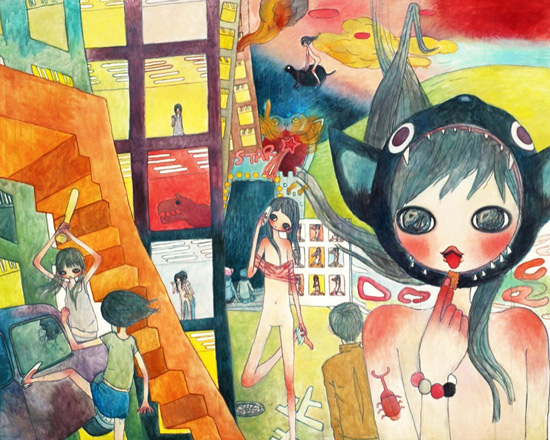 Japanese artist Aya Takano
