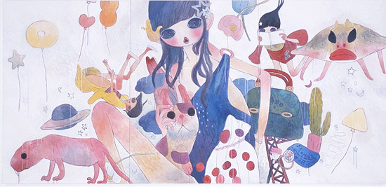 Japanese artist Aya Takano