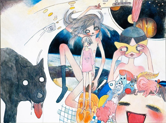 Japanese artist Aya Takano