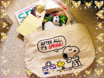 Snoopy x cher bag!