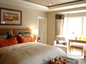 upstairs