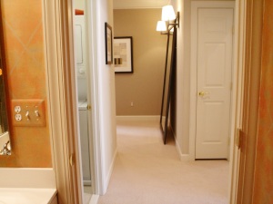 upstairs