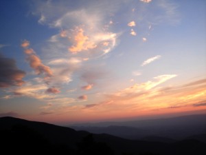 my vacation in the mountains