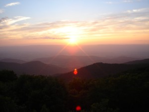 my vacation in the mountains